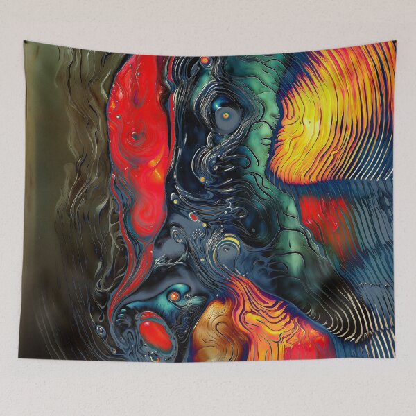 Item preview, Vibrant Abstract Creature designed and sold by DavidePoggio.