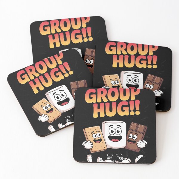 Item preview, Group Hug Marshmallow Campfire Snack Funny Camping 6  designed and sold by NailMolisa.