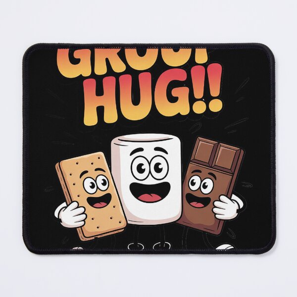 Item preview, Group Hug Marshmallow Campfire Snack Funny Camping 6 designed and sold by NailMolisa.