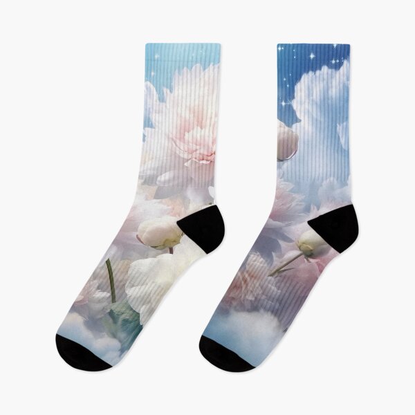 Item preview, Dreamy White Peonies in Sky 04 designed and sold by CharlieDesings.