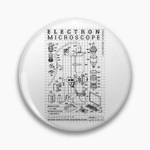 Item preview, Biology Electron Microscope Diagram Biologist Scientist Lab designed and sold by GrandeDuc.