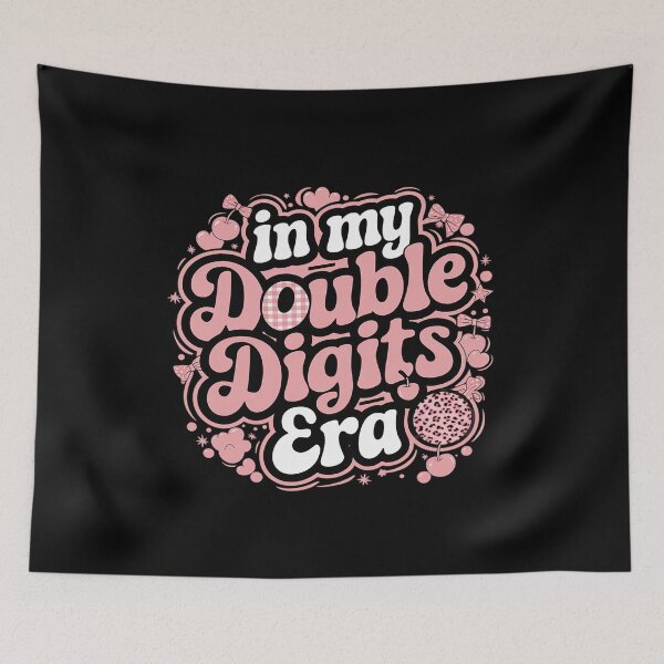 Item preview, In My Double Digits Era Girl 10 Year Old Coquette Bow 10th  designed and sold by AquaKiev.