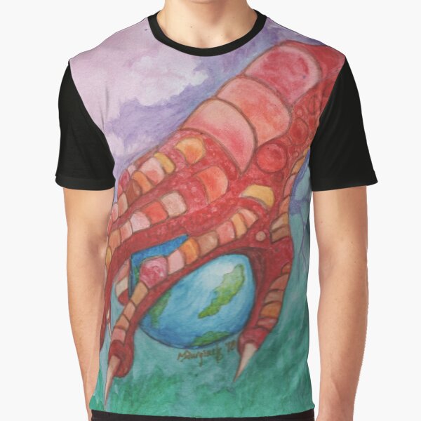 Dragon orb, fantasy series, watercolor Graphic T-Shirt