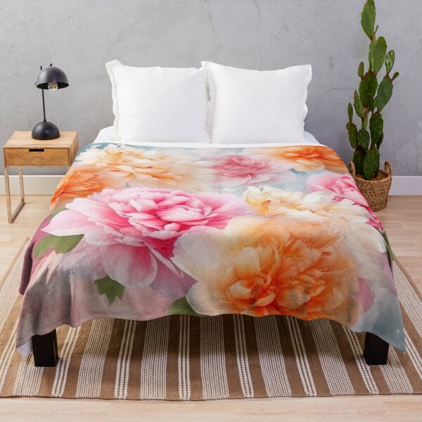 Item preview, Dreamy White Peonies in Sky 05 designed and sold by CharlieDesings.
