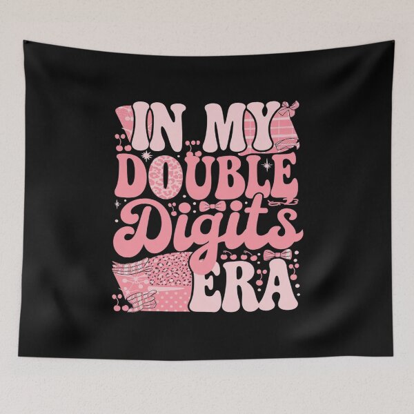 Item preview, In My Double Digits Era Girl 10 Year Old Coquette Bow 10th  designed and sold by AquaKiev.
