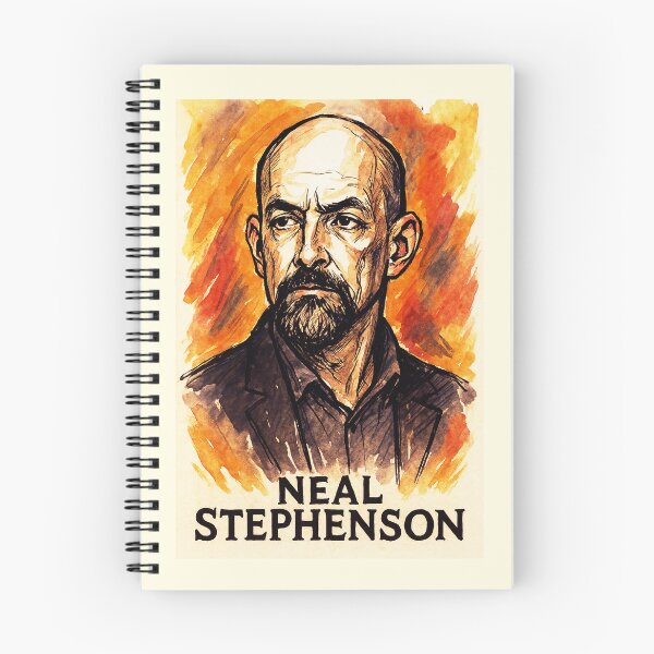 Item preview, Neal Stephenson - Futurism Author designed and sold by Sarcastic designs.