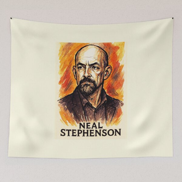 Item preview, Neal Stephenson - Futurism Author designed and sold by Sarcastic designs.