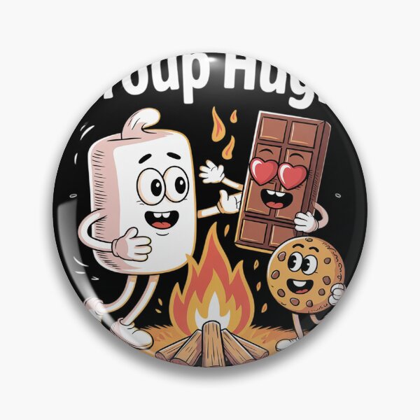 Item preview, Group Hug Marshmallow Campfire Snack Funny Camping 12  designed and sold by NailMolisa.
