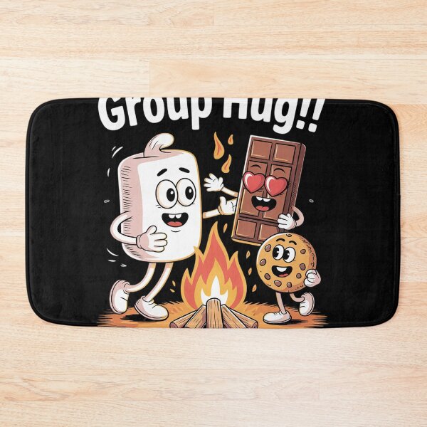 Item preview, Group Hug Marshmallow Campfire Snack Funny Camping 12  designed and sold by NailMolisa.