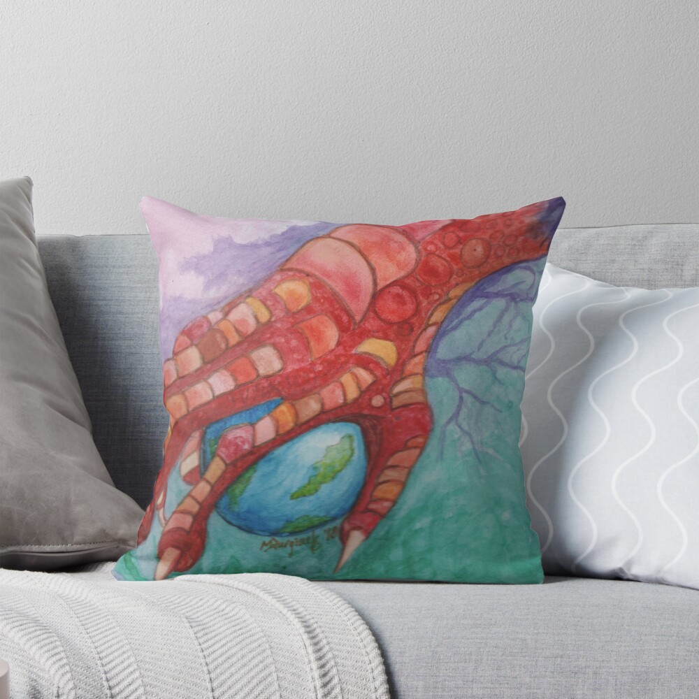 Item preview, Throw Pillow designed and sold by Hueswithheart.