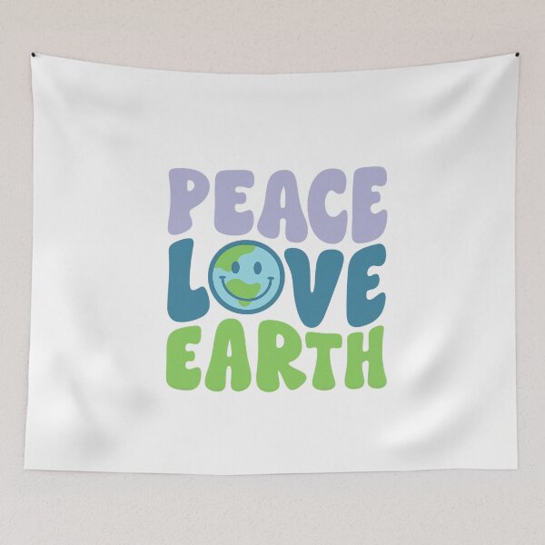 Item preview, Peace Love Earth designed and sold by artcultreone.