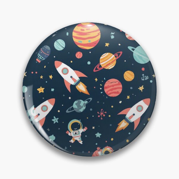 Item preview, Cute Space Pattern | Rockets & Astronauts Seamless Design designed and sold by KiValuate.