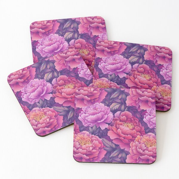 Item preview, Chic Charming Floral Peonies Print For Garden Party designed and sold by RoyalStarsPatts.