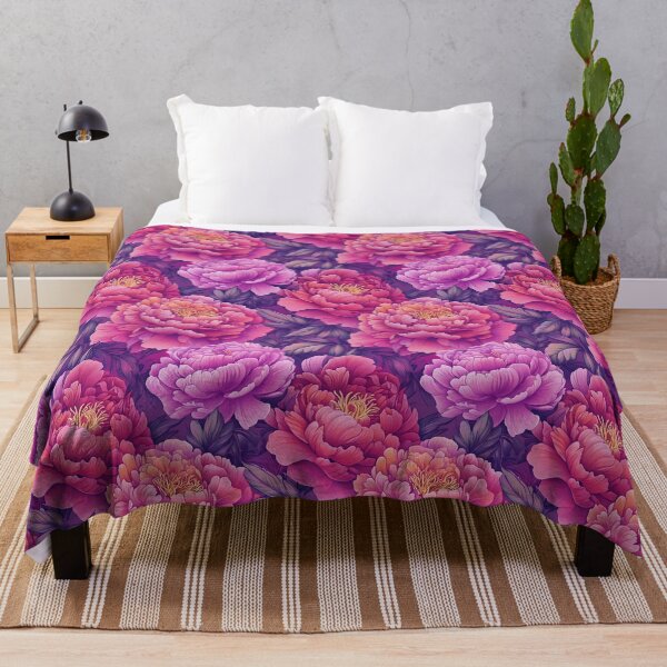 Item preview, Chic Charming Floral Peonies Print For Garden Party designed and sold by RoyalStarsPatts.