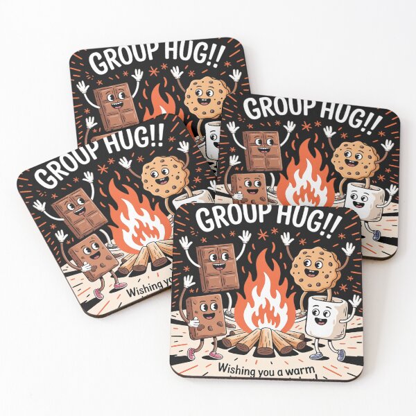 Item preview, Group Hug Marshmallow Campfire Snack Funny Camping 21  designed and sold by NailMolisa.