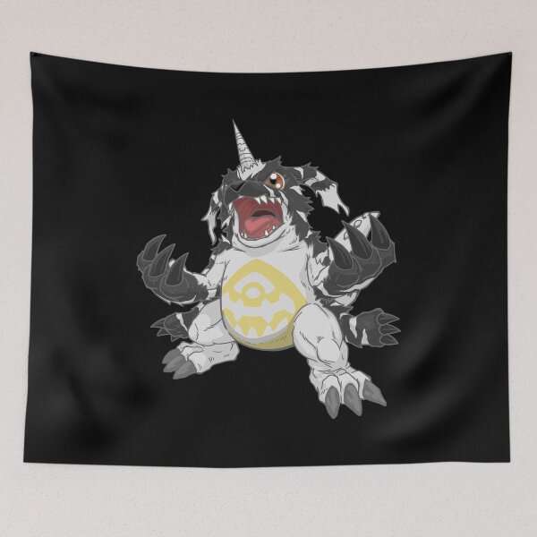 Item preview, Black Gabumon (v2) designed and sold by TheWizardKitten.