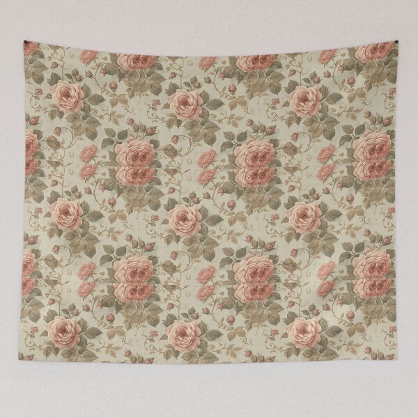 Item preview, Vintage Roses Pattern | Romantic Floral Seamless Design designed and sold by KiValuate.