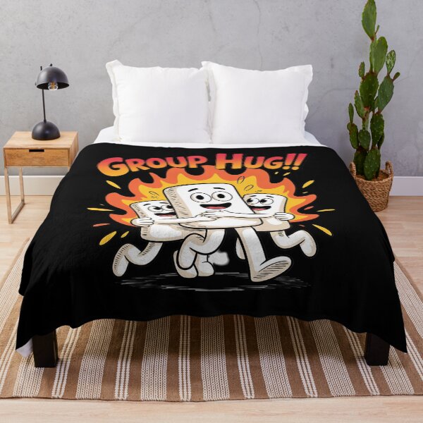 Item preview, Group Hug Marshmallow Campfire Snack Funny Camping designed and sold by NailMolisa.