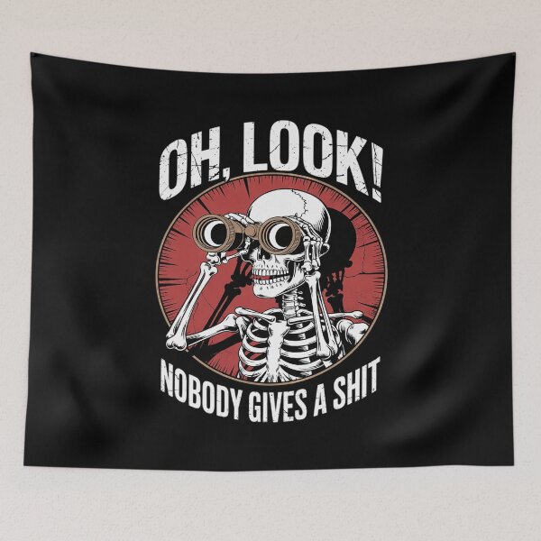 Item preview, Oh Look Nobody Gives A Shit Skeleton Est 1973 Gen X  designed and sold by PowAcademy.
