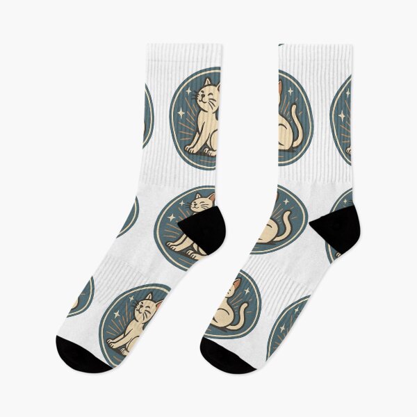 Item preview, Vintage Cat – Retro Feline Logo designed and sold by Dax Studio.