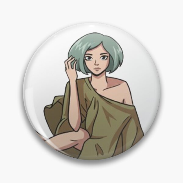 Item preview, Minimalist Green Short Hair Girl | Bold Color Block Illustration designed and sold by NaevaArt.