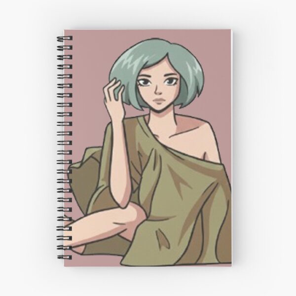 Item preview, Minimalist Green Short Hair Girl | Bold Color Block Illustration designed and sold by NaevaArt.