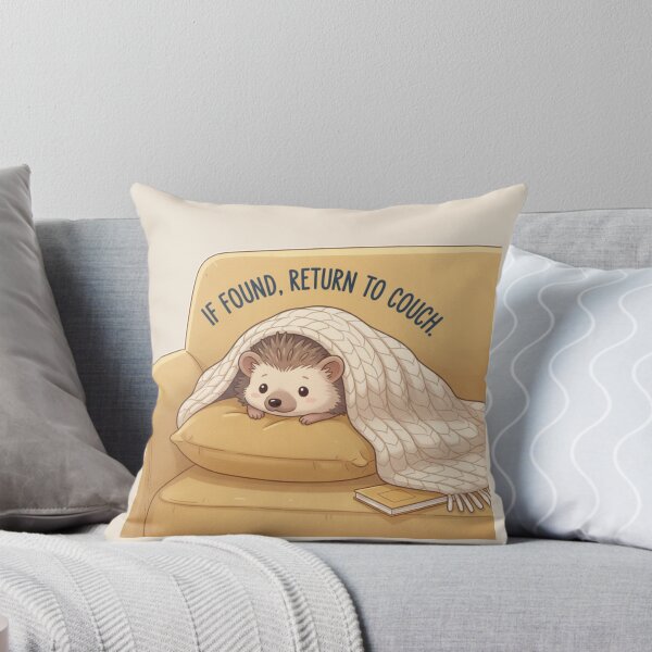Item preview, Hedgehog Introvert | "If Found, Return to Couch" | Funny Quiet Life Gift designed and sold by Searching ideas.
