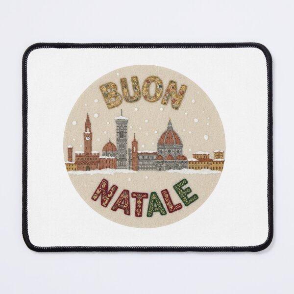 Item preview, Florence Buon Natale Renaissance Embroidered Xmas Patch designed and sold by Imaginarium of Chaos falcon88 .