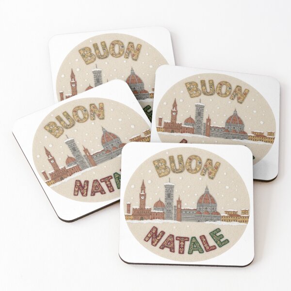 Item preview, Florence Buon Natale Renaissance Embroidered Xmas Patch designed and sold by Imaginarium of Chaos falcon88 .