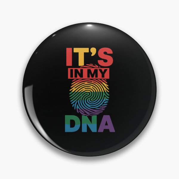 Item preview, It's In My DNA Fingerprint Rainbow Flag Gay Les LGBT Pride  designed and sold by MythWoot.