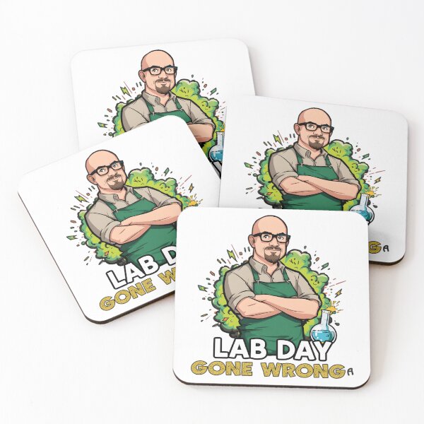 Item preview, Lab Day Gone Wrong – Funny Science Cartoon Parody designed and sold by gavinroyal.