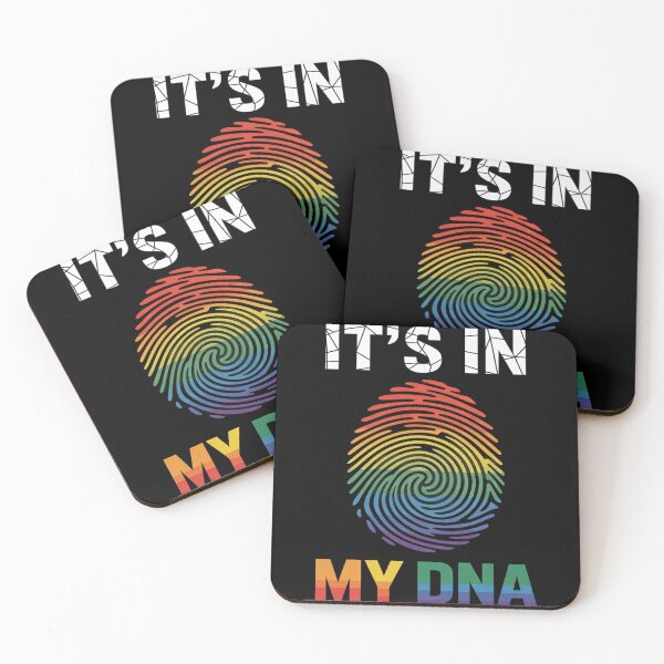 Item preview, It's In My DNA LGBT Flag Fingerprint Pride  designed and sold by CombatTask.