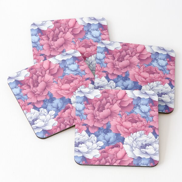 Item preview, Beautiful Stunning Floral Peonies Print For Bridal Shower Gift designed and sold by RoyalStarsPatts.