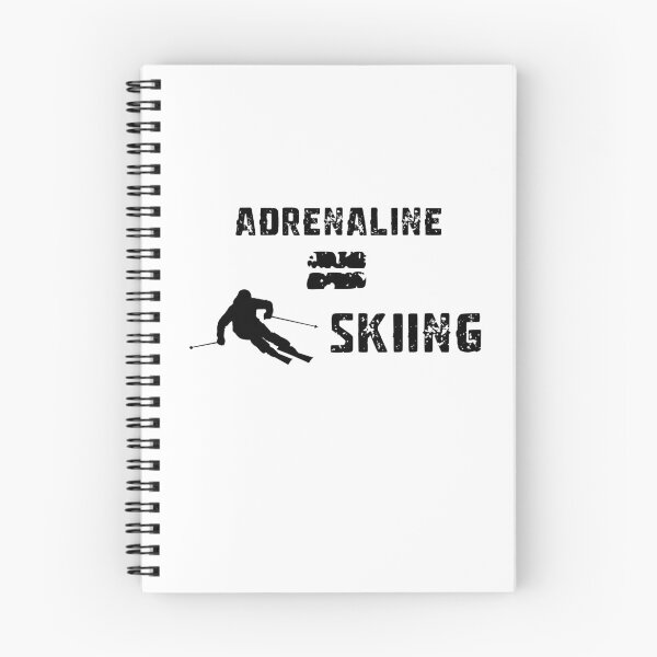 Item preview, funny skiing "Adrenaline= skiing' designed and sold by Chris-graphics-art.