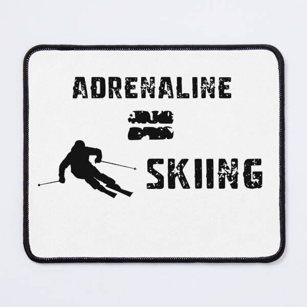 Item preview, funny skiing "Adrenaline= skiing' designed and sold by Chris-graphics-art.