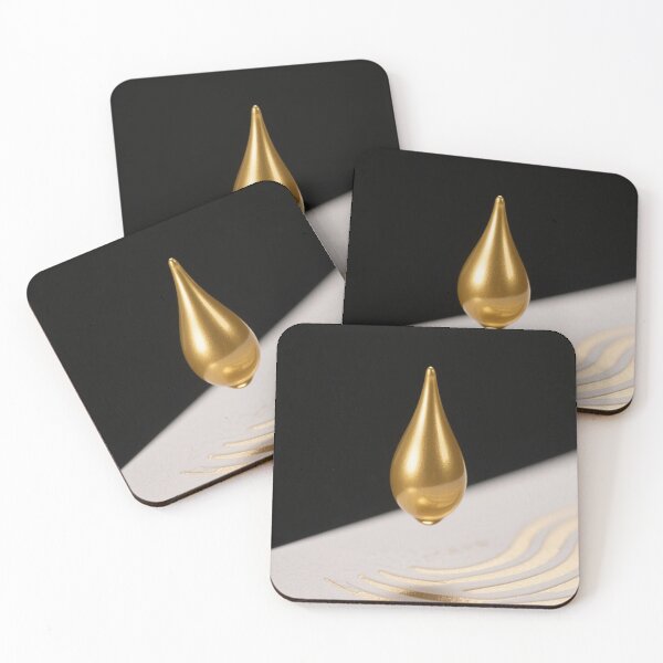 Item preview, Falling Gold Drop Macro Art designed and sold by Wonderful Designs.