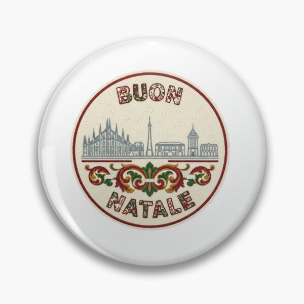 Item preview, Milan Buon Natale Classic Italian Embroidered Patch designed and sold by Imaginarium of Chaos falcon88 .