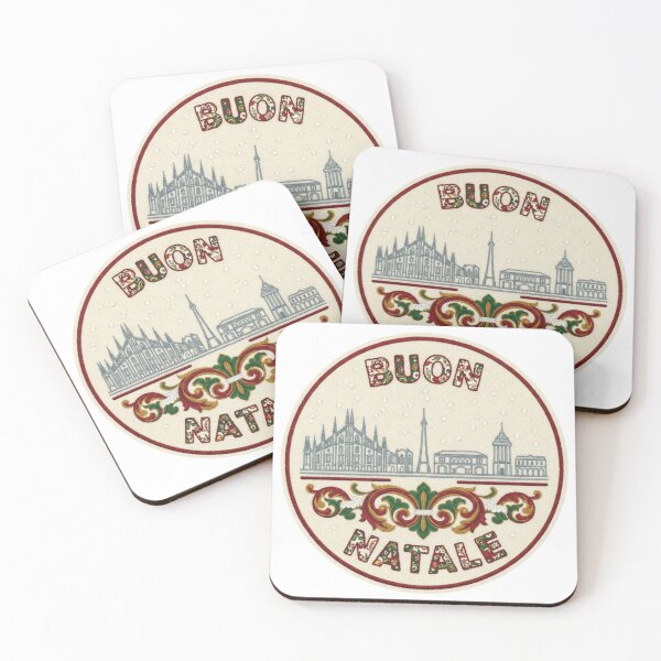 Item preview, Milan Buon Natale Classic Italian Embroidered Patch designed and sold by Imaginarium of Chaos falcon88 .