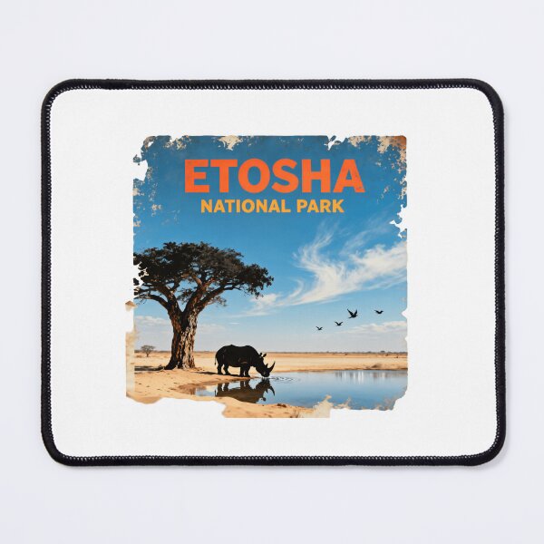 Item preview, Etosha National Park Wildlife Inspired Safari Landscape designed and sold by Simsimah26Parks.