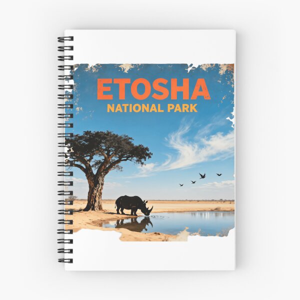 Item preview, Etosha National Park Wildlife Inspired Safari Landscape designed and sold by Simsimah26Parks.