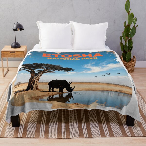 Item preview, Etosha National Park Wildlife Inspired Safari Landscape designed and sold by Simsimah26Parks.