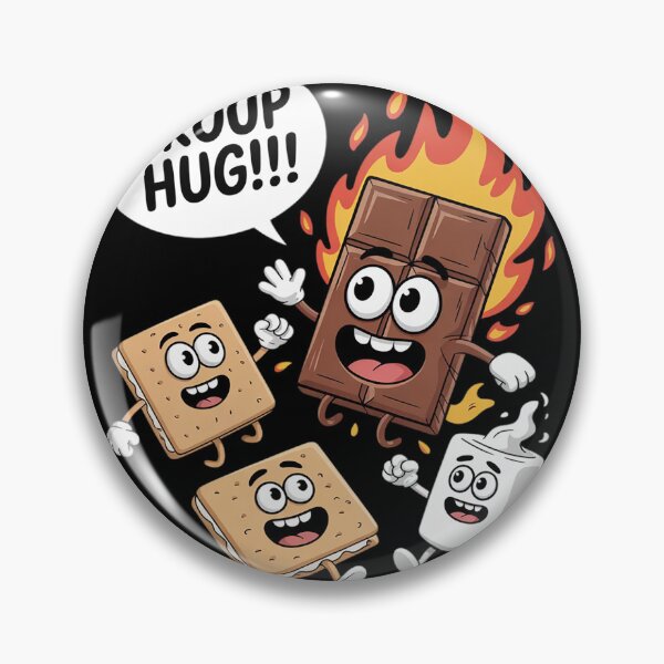 Item preview, Group Hug Marshmallow Smore Funny Camping Family 3  designed and sold by NailMolisa.