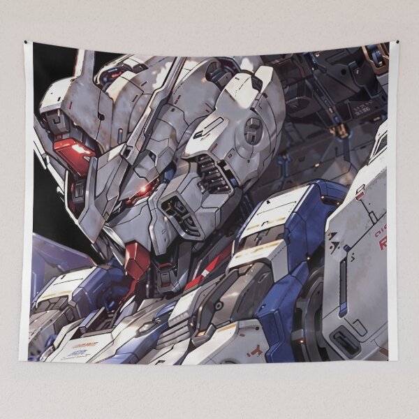 Item preview, Gundam-Futuristic Mecha Titan – Advanced Sci-Fi Robot Warrior Art designed and sold by Dyan4.