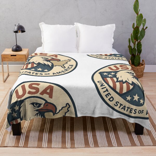 Item preview, Vintage USA – Retro American Logo designed and sold by Dax Studio.