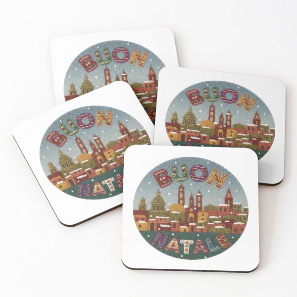 Item preview, Naples Buon Natale Traditional Italian Xmas Textile Patch designed and sold by Imaginarium of Chaos falcon88 .