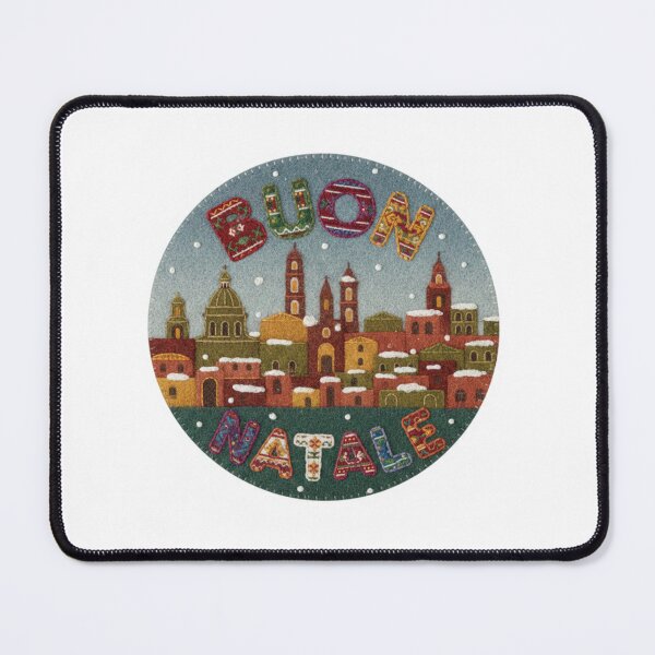 Item preview, Naples Buon Natale Traditional Italian Xmas Textile Patch designed and sold by Imaginarium of Chaos falcon88 .