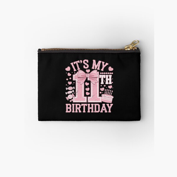 Item preview, It's My 11th Birthday Aesthetic Pink Bow Coquette Birthday  designed and sold by MythWoot.