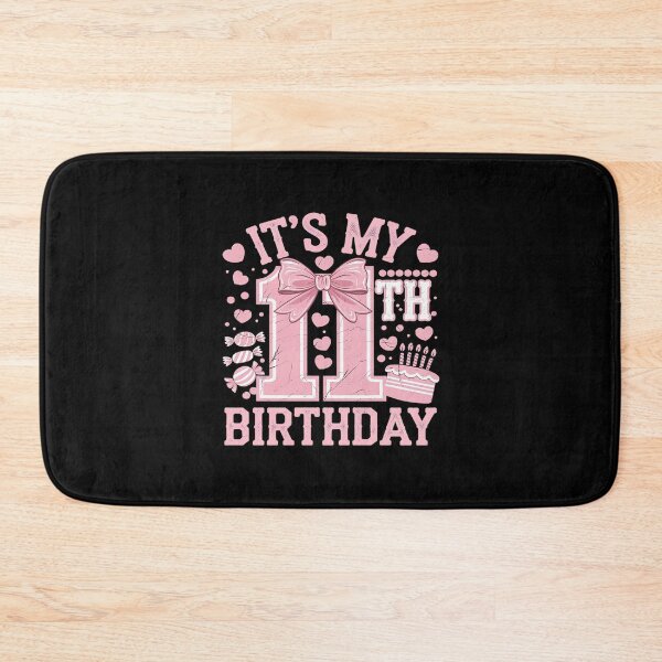 Item preview, It's My 11th Birthday Aesthetic Pink Bow Coquette Birthday  designed and sold by MythWoot.