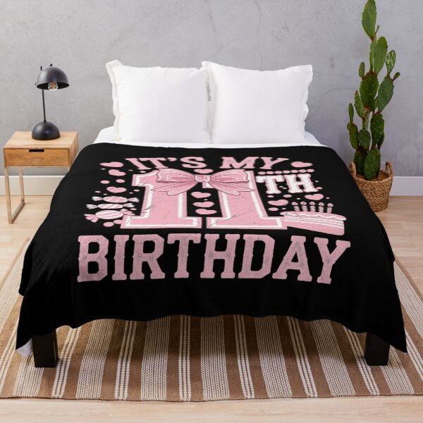 Item preview, It's My 11th Birthday Aesthetic Pink Bow Coquette Birthday  designed and sold by MythWoot.