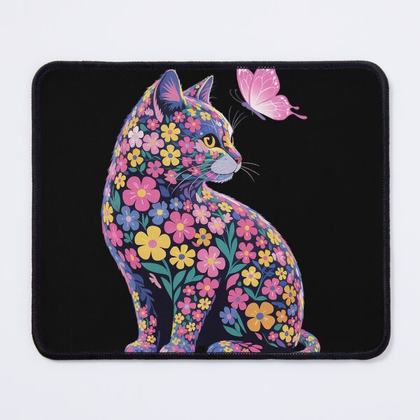 Item preview, Floral Cat Flower Nature Botany Gardener designed and sold by MyzoToyota.